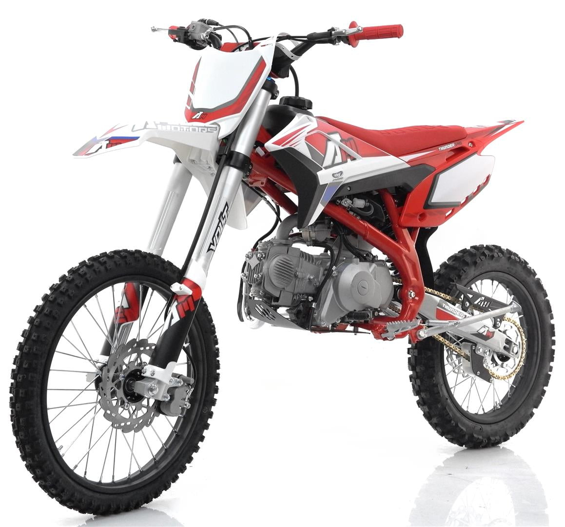 Load image into Gallery viewer, APOLLO 140cc RFN Thunder Dirt Bike - XL Wheel - 19&quot;/16&quot; - Red
