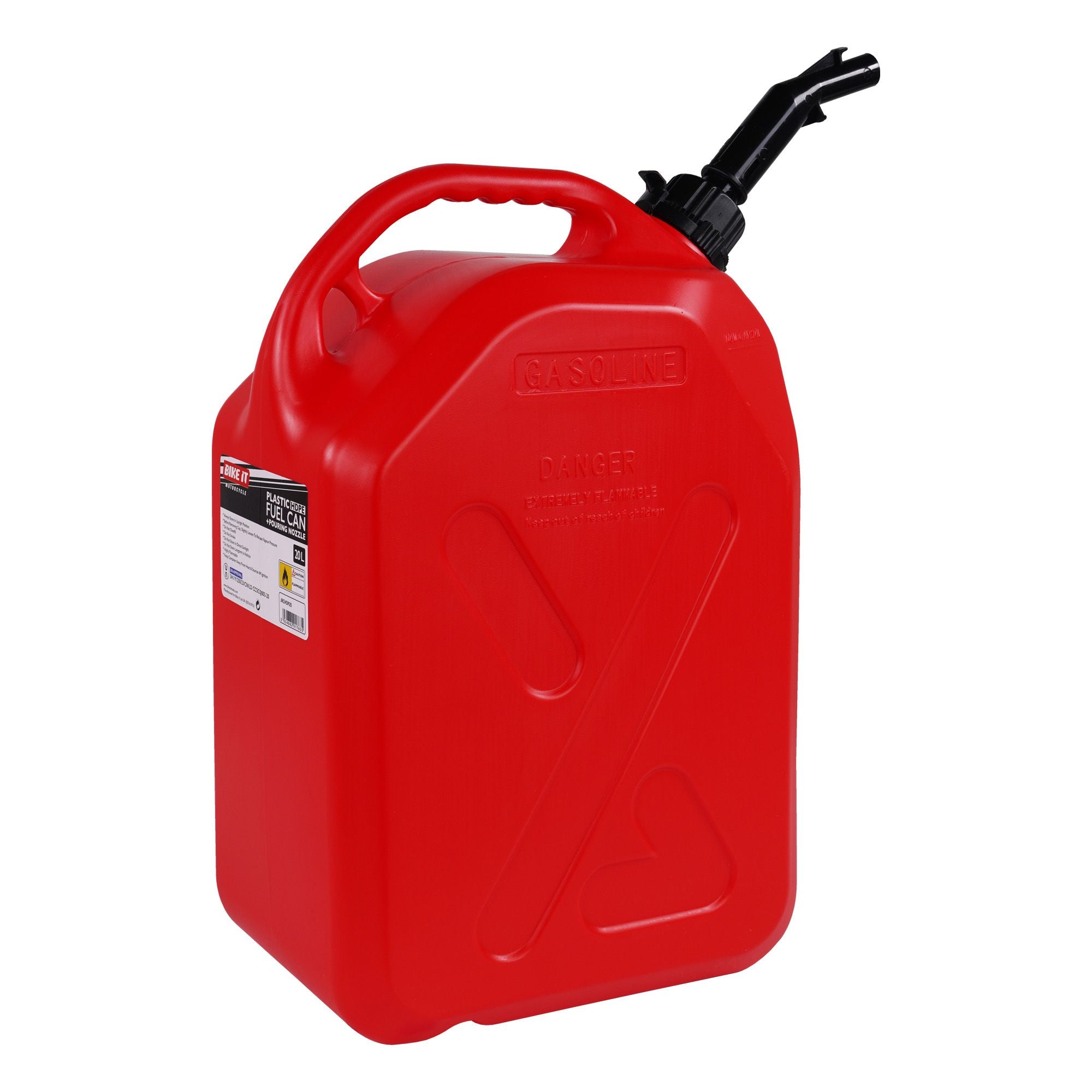 Load image into Gallery viewer, Flow Control HDPE Auto Shut Off Fuel Can - Red
