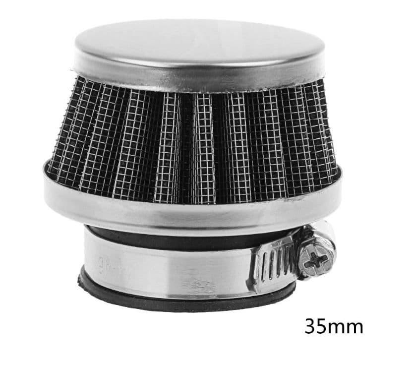 Load image into Gallery viewer, 42-44mm Air filter to fit pit bikes and quad bikes 50cc-140cc
