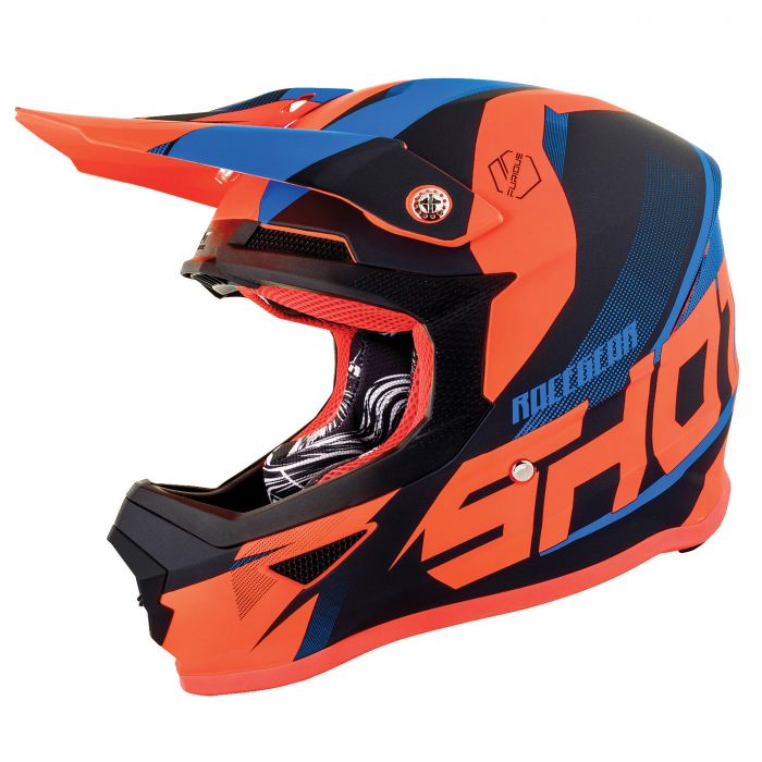 Shot Youth Furious MX Helmet Ultimate Neon Orange 2021 stock