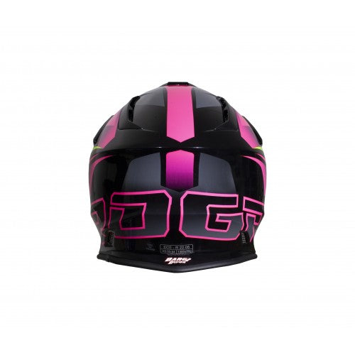 Load image into Gallery viewer, Progrip 3180 ABS Motocross Helmet Black-Pink-Flo Yellow
