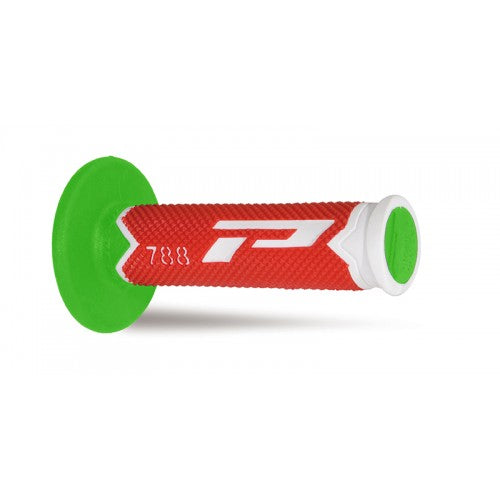 Load image into Gallery viewer, Progrip 788 MX-Motocross Triple Density Grips White-Green-Red
