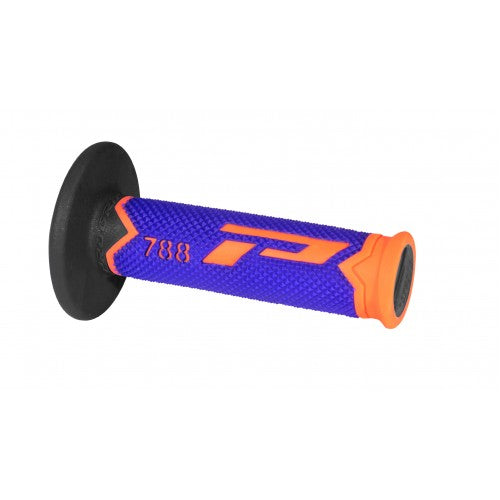Load image into Gallery viewer, Progrip 788 MX-Motocross Triple Density Grips Fluorescent Orange-Blue
