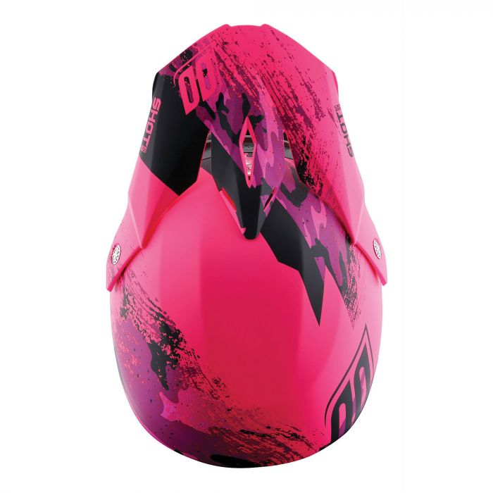Load image into Gallery viewer, Shot Youth Furious MX Helmet Ultimate Pink Gloss 2021 stock
