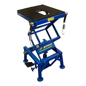 Load image into Gallery viewer, HYDRAULIC SCISSOR LIFT BIKE STAND BLUE
