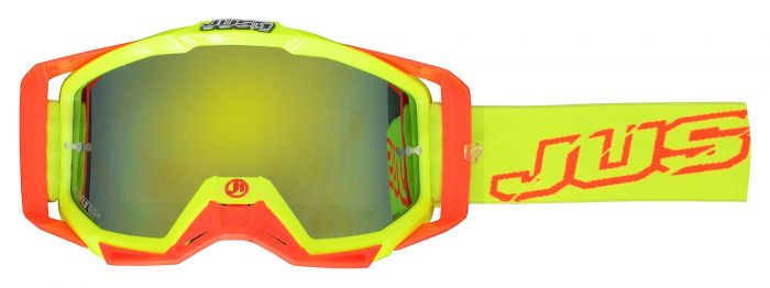 Load image into Gallery viewer, Just1 Iris Neon Yellow Motocross Goggles
