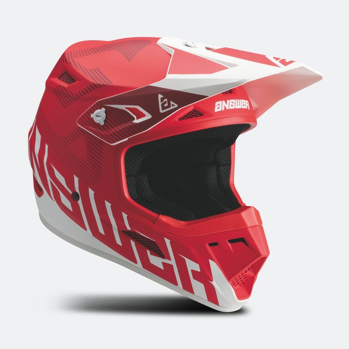 Load image into Gallery viewer, HELMET AR1 BOLD V2 ANSWER RED/WHITE
