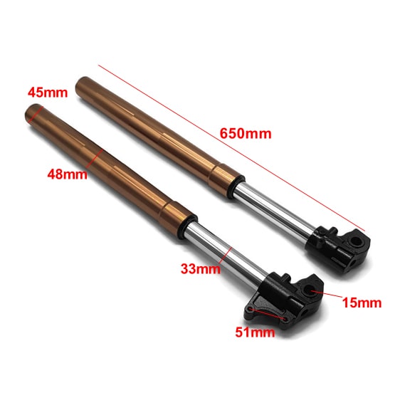 Load image into Gallery viewer, Kurz FACTORY™ Upside Down Suspension Forks – 650mm
