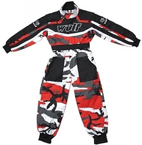 Load image into Gallery viewer, Wulfsport Junior Cub Camo Racing Suit Overalls
